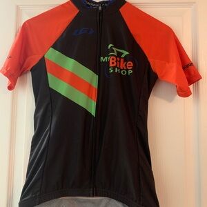 Orange and Black Cycling Jersey